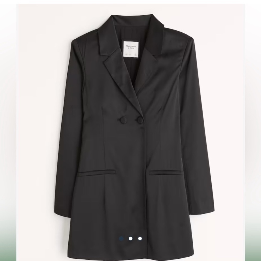 Abercrombie satin blazer mini dress
